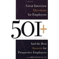 thumbnail image 1 of Pre-Owned 501+ Great Interview Questions For Employers and the Best Answers for Prospective Employees (Paperback) 0910627509 9780910627504, 1 of 1