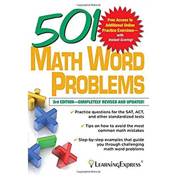 Pre-Owned 501 Math Word Problems (Paperback) 1576859045 9781576859049