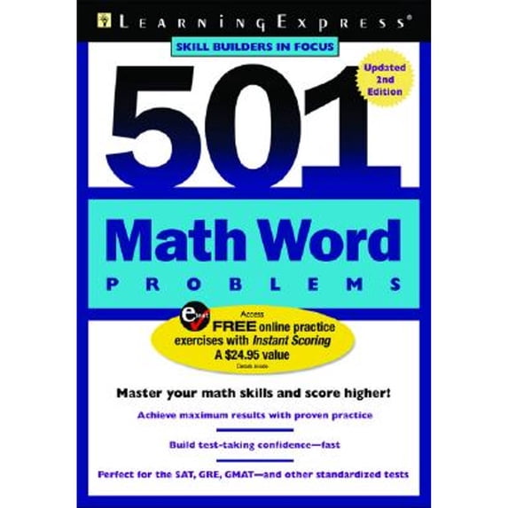 Pre-Owned 501 Math Word Problems (501 Series) (Paperback) 1576855635 9781576855638