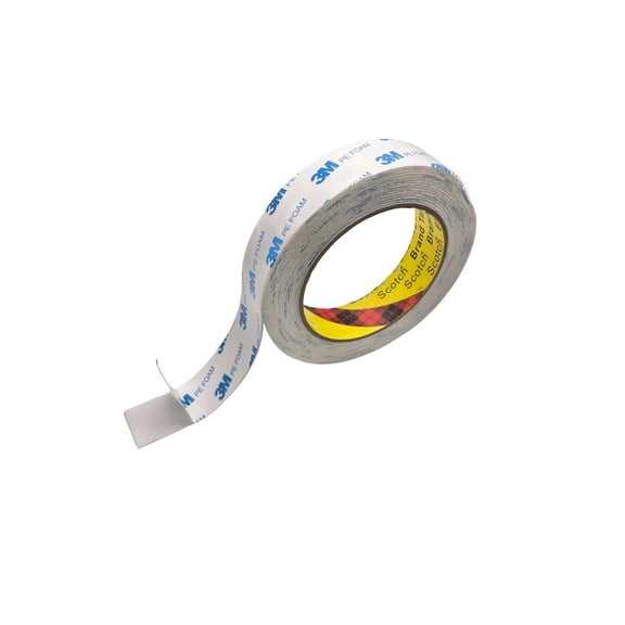 Heavy Duty Double-Sided Mounting Tape 1 in Wide x 16.5 ft Long, Ultra Strong/Removable PE Foam Adhesion, Hang Pictures Posters Hooks and More up to 6 lbs