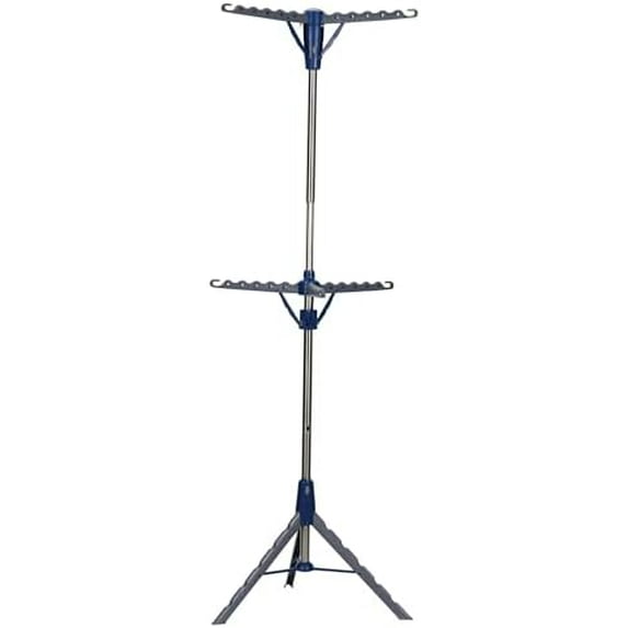 5012-1 Portable 2-Tier Clothes Drying Rack Tri-pod | Dry Wet Laundry or ...