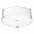 thumbnail image 1 of 50120-BS-OPL Tara 3 Light Flush - Mount - Brushed Steel, 1 of 1
