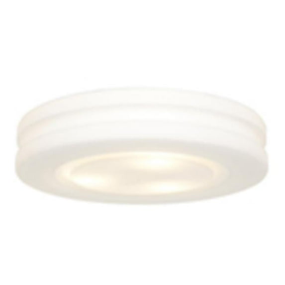 50186LEDD-WH-OPL Altum Dimmable LED Flush-mount, White & Opal - D 10.25 x H 3.1 in.