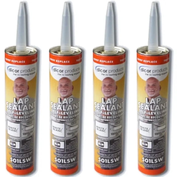 501LSW-4 Pack Dicor RV Roof Sealant