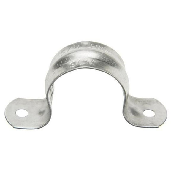 502-1PK5 0.38 in. Pipe Strap Heavy Duty Galvanized