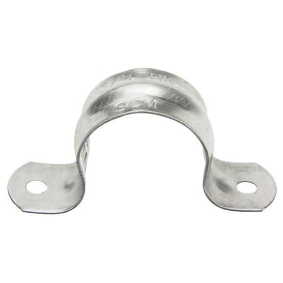 502-2PK5 Galvanized Heavy Duty Pipe Strap 0.5 in.