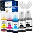 502 T502 Ink Refill Bottles Replacement for Epson 502 for EcoTank ET