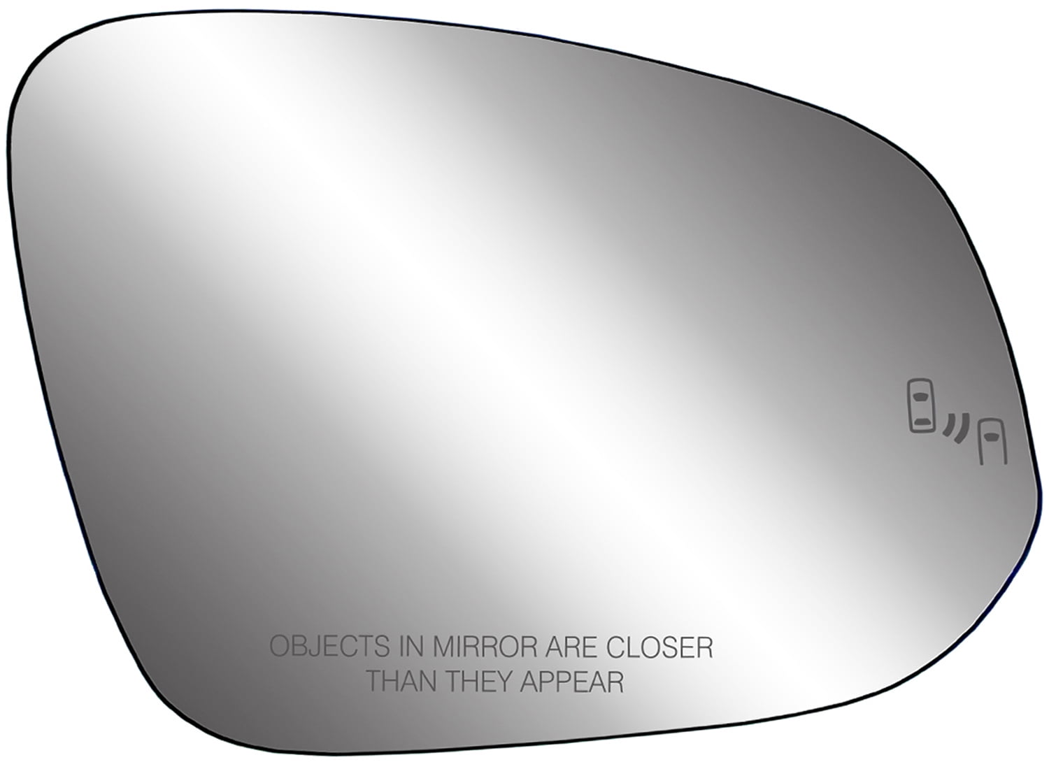 DNA Motoring Left Side Mirror Glass For 2013-2018 Toyota RAV4 - OEM Style Replacement Glass