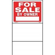 5028942 SIGN FORSALE OWNR 18X24"" Hillman English Red For Sale Sign 18 in. H X 24 in. W