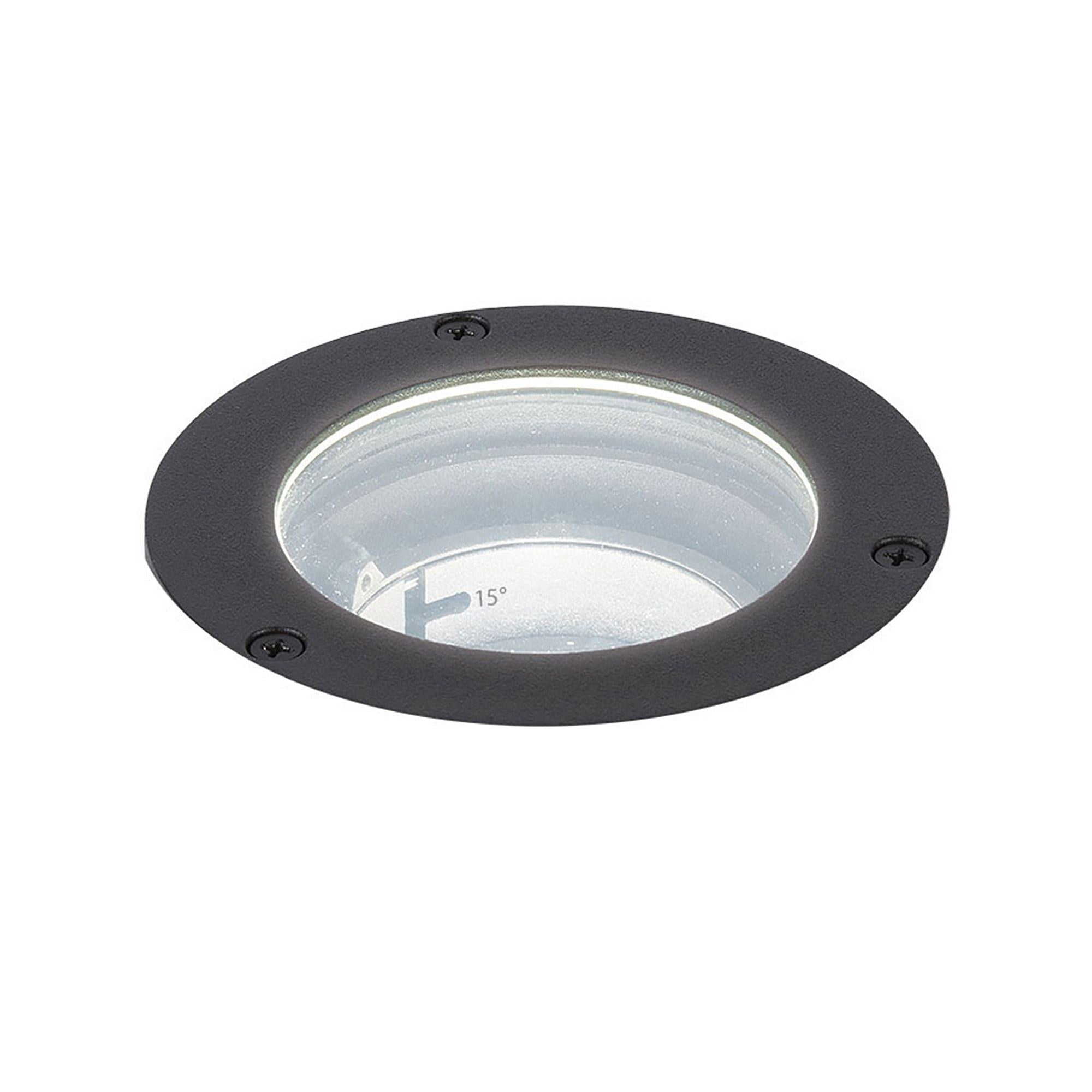 Bronzed Brass Inground LED Well Light with Adjustable Beam