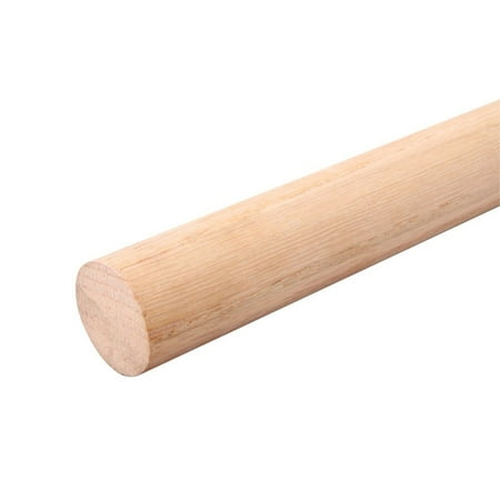 Knape & Vogt John Sterling Oak Closet Pole Heavy Duty - 72 in x 1-5/16 in