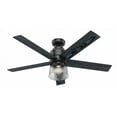 thumbnail image 1 of 50340-Hunter Fans-Grove Park 52 Inch Ceiling Fan with LED Light Kit and Wall Control-Matte Black Finish, 1 of 5