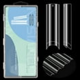 thumbnail image 1 of 504 PCS Medium Square Handmade Acrylic Nails for Acrylic Nails Professional, 3XL Extra Long, 12 Sizes Half Cover Straight Tapered Square French Fake Nail Tips for Nail Salons Home DIY Nail sets, 1 of 7