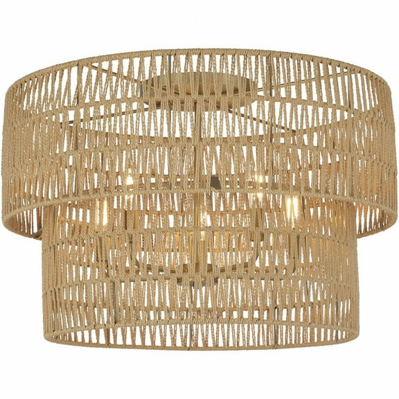 Minka Lavery - Bungalow Heaven - 5 Light Flush Mount-16.88 Inches Tall and 26