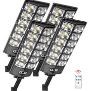 504LED Solar Street Lights Outdoor,Kepeak 270  Wide Angle Commercial Solar Powered Parking Lot Light