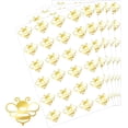 thumbnail image 1 of 504Pcs Gold Bee Stickers Embossed Envelope Seals Self-Adhesive Insect Bees Sticker Gold Foil Paper Labels Decals for DIY Photo Album Envelope Invitation Card Diary Scrapbook Decoration Golden, 1 of 9