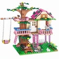 thumbnail image 1 of 504pcs Friends City Tree House Summer Holiday Villa Castle Building Blocks Sets Figures Garden DIY Toys for Kids Girl Birthday Gift, 1 of 7