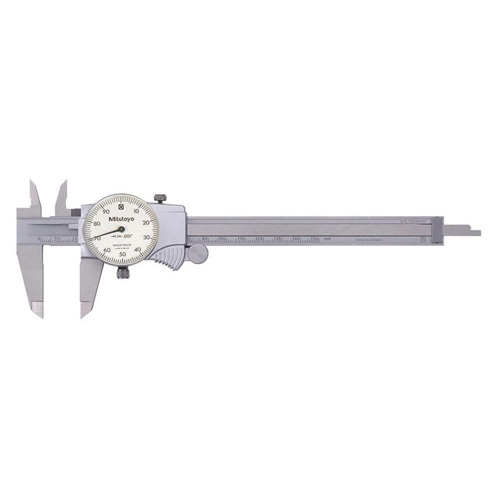 505-739 Mitutoyo Dial Caliper – .1″ Per Revolution: 0-8″