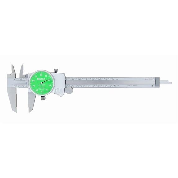 505-742-53J Mitutoyo Dial Caliper – .1″ Per Revolution: 0-6″