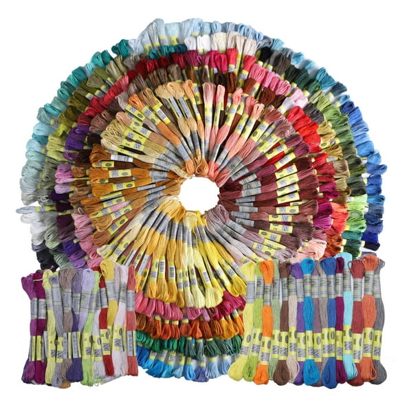 505 Color Set Long Fiber Cotton Embroidery Floss Cross Stitch Thread.