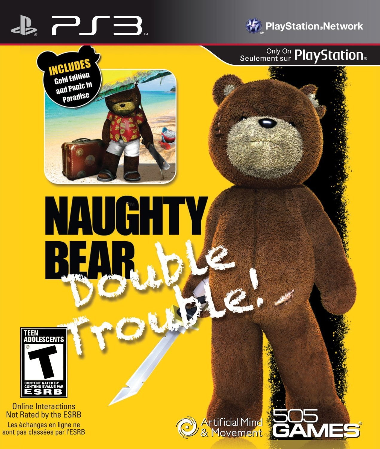 Naughty Bear Double Trouble - PlayStation 3