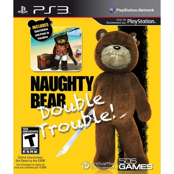 Naughty Bear Double Trouble - PlayStation 3