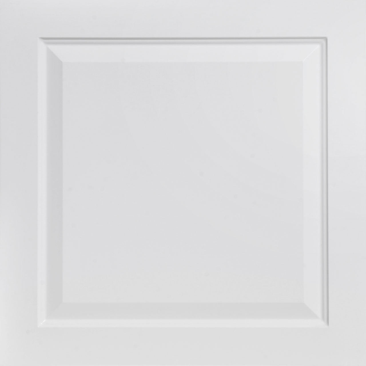 White Matte 24" Square PVC Ceiling Tile Set