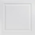 thumbnail image 1 of 505-Raised Panel 2 ft. x 2 ft. PVC Lay-in Ceiling Tile in White Matte (100 Sq. ft. / Pack) - 25 Pieces, 1 of 2