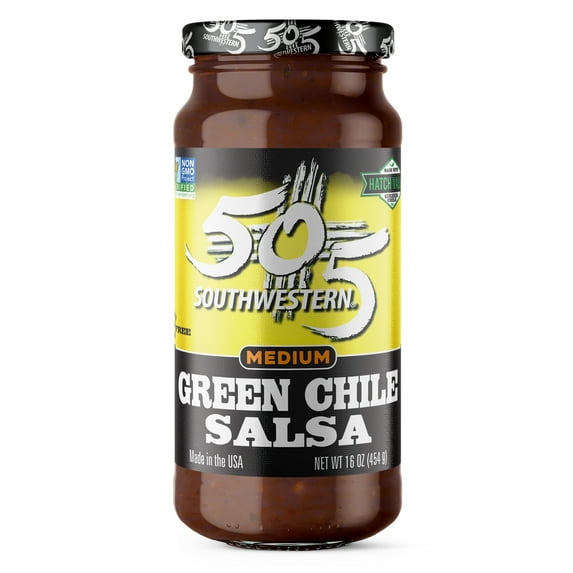 505 Southwestern 16 oz Green Chile Medium Salsa