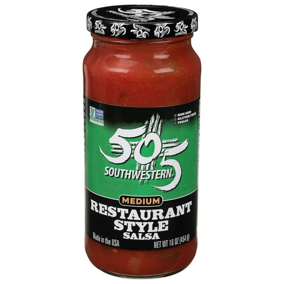 505 Southwestern  16 oz Restaurant Style Salsa, Pack of 12 (Shelf-Stable)