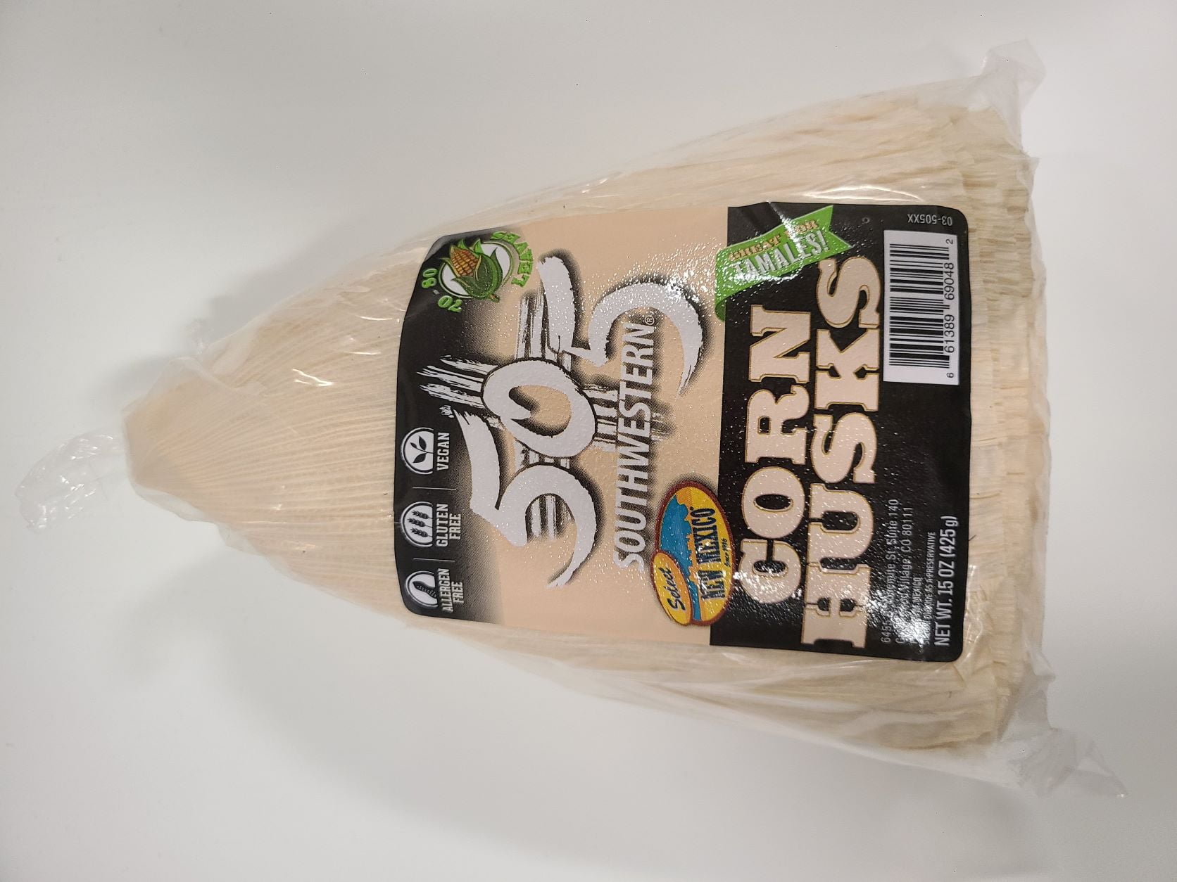 505 Southwestern Select New Mexico Corn Husks, 15 oz Bag – Hojas de Maiz for Tamales
