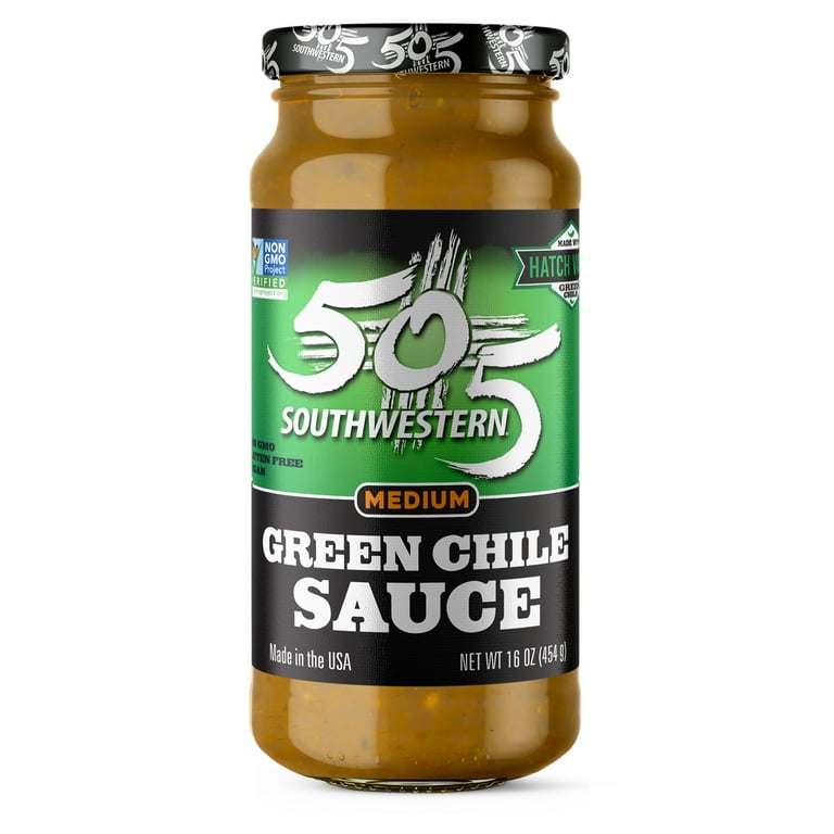 505 Southwestern Hatch Valley Green Chile Sauce, Medium Heat, Non