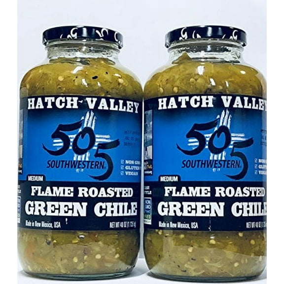 505 Southwestern Hatch Valley Diced Green Chiles, 40 Ounce (2 Pack)