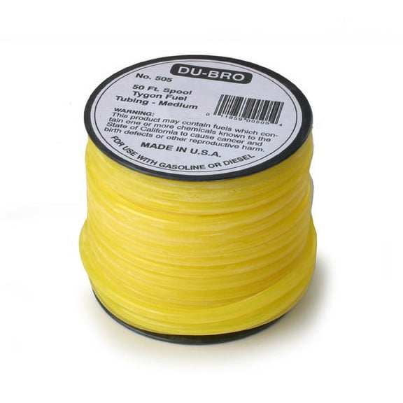 Du-Bro 505 3/32 x 50' Medium Tygon Gasoline Tubing