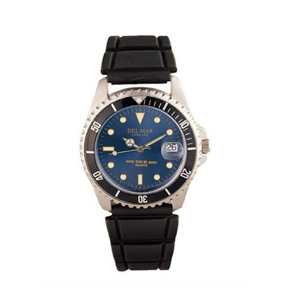 50504 Mens Sportstrap 200M Watch Blue Face