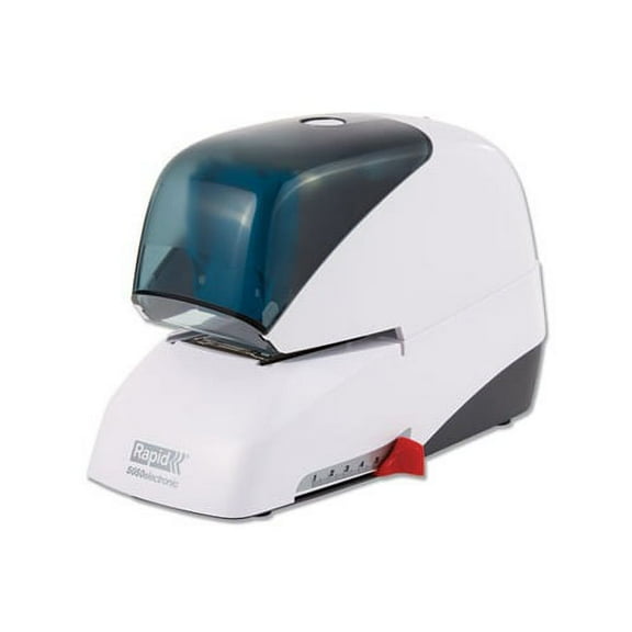 5050e Professional Electric Stapler 60-Sheet Capacity, White