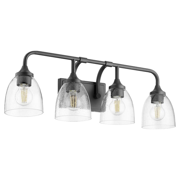 Enclave 4 - Light Matte Black / Black Wall Sconce