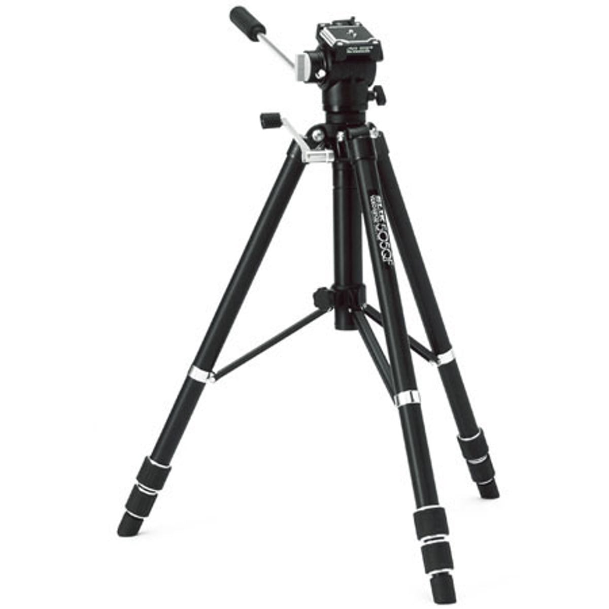 Slik 505QF 3-Section Aluminum Tripod with 2-Way Pan Head, Black