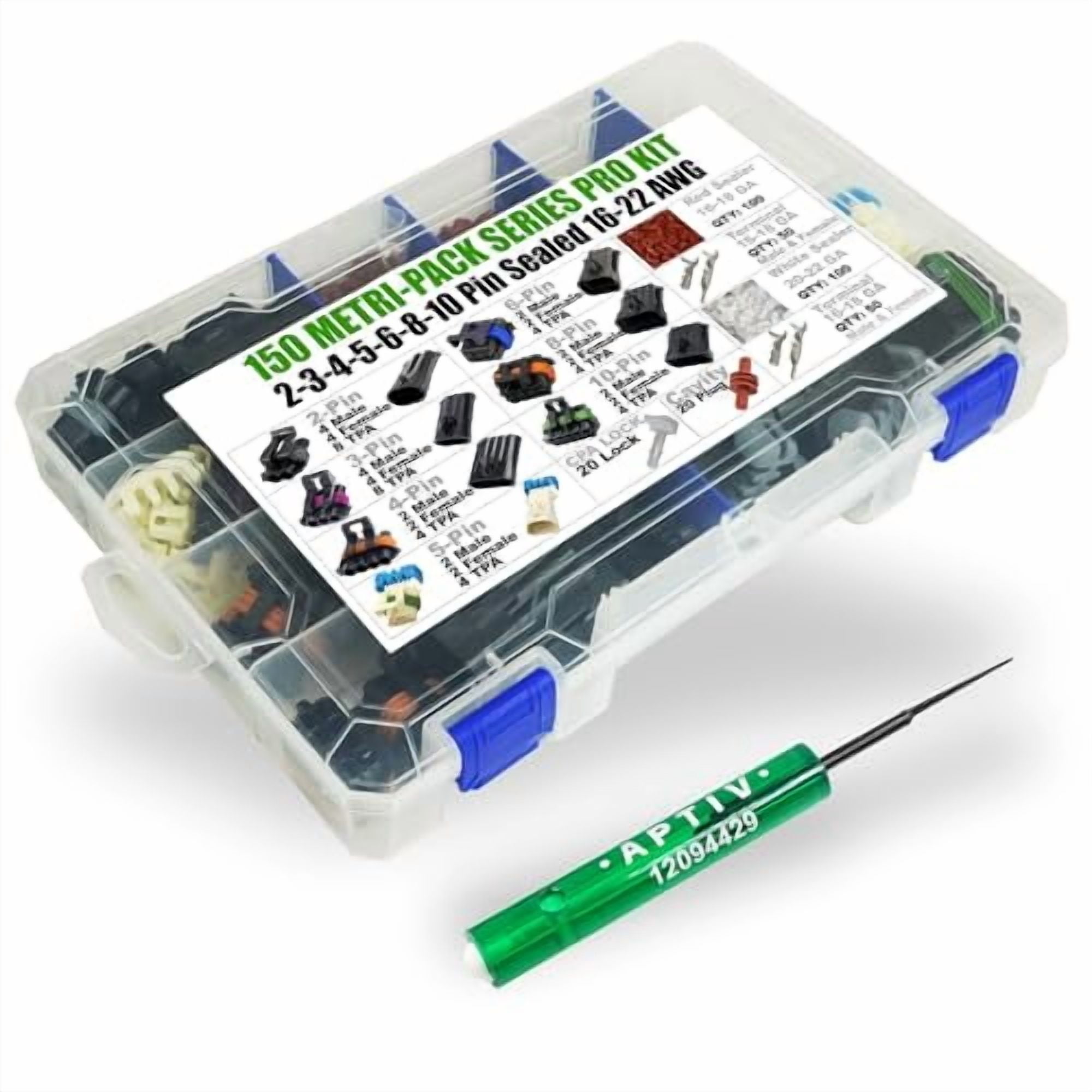 505pcs (2,3,4,5,6,8,10 PIN) Metri-Pack 150 Series 14 Amp Conductor ...