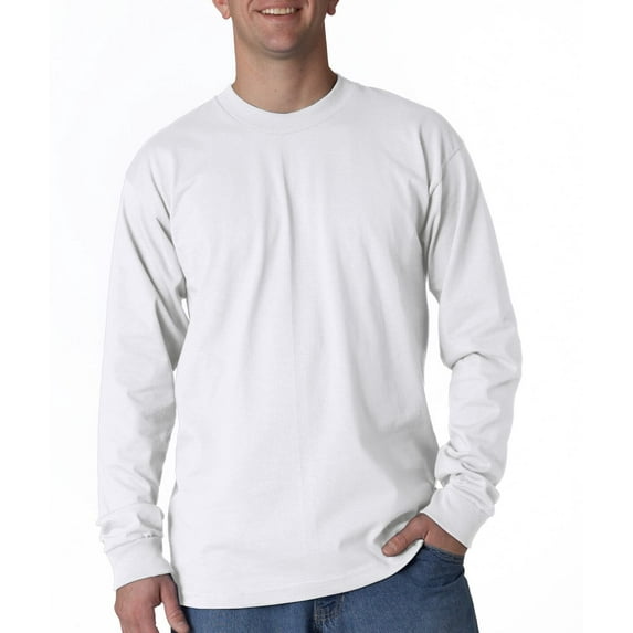 5060 Bayside Men's Long-Sleeve Cotton Tee Crew Neck T Shirt