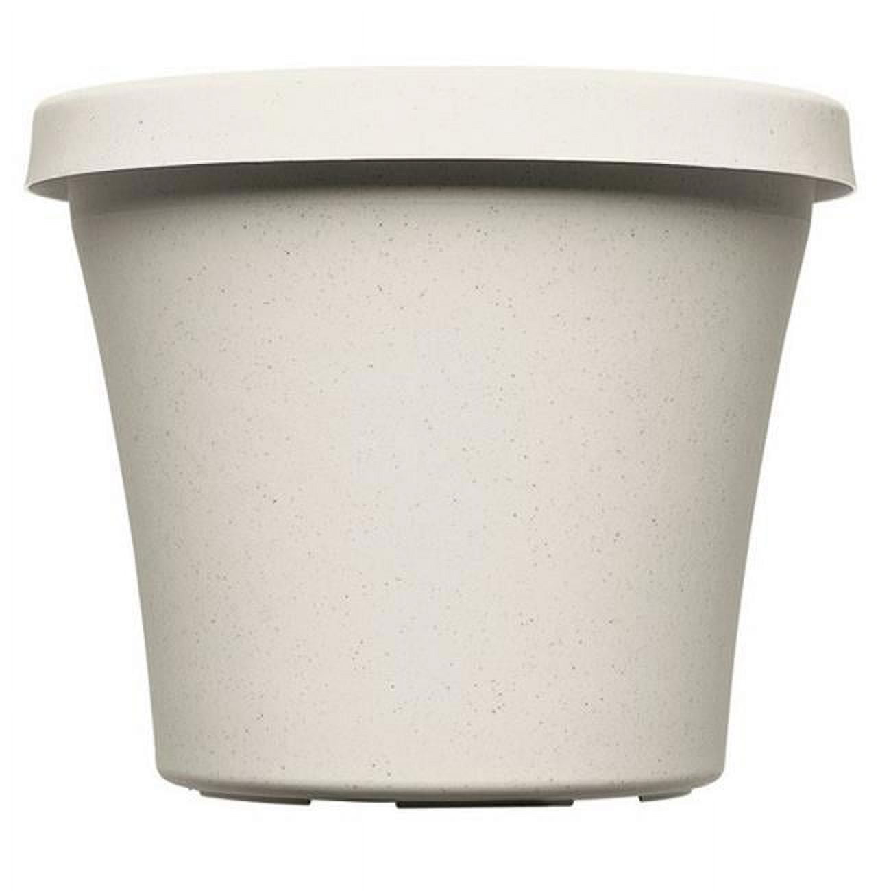 50608 8 in. 9 in. Dia. 9 x 7 in. Resin Pepperstone Color Terrapot