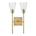 thumbnail image 1 of 50642HB Hinkley Lighting Auden - 2 Light Bath Vanity In Traditional and Glam Style-18.25 Inches Tall and 11 Inches Wide-Heritage Brass Finish, 1 of 6