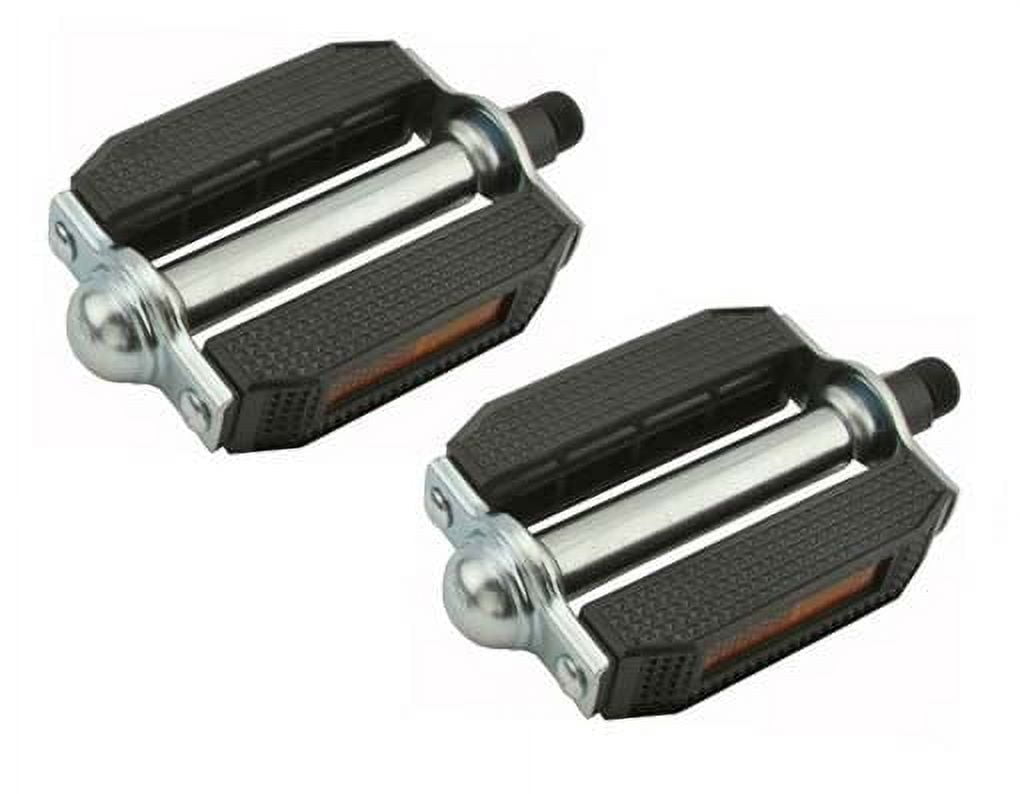 Pédales De Vélo PVC Vertes - Filetage 9/16", Universelles, Marque Lowrider - Lot Neuf