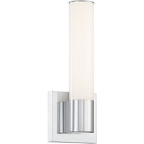 5071-77-L-Minka Lavery-Vantage - 16W 1 LED Round Wall Sconce-14 Inches Tall and 5 Inches Wide-Chrome Finish