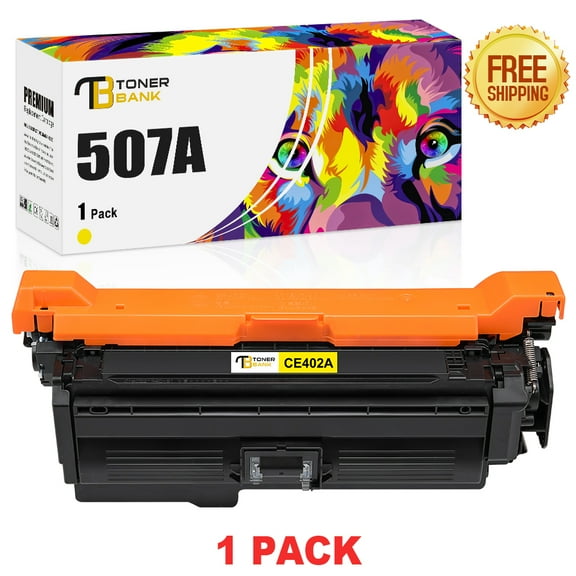 507A 507X Toner Cartridge Compatible for HP 507A 507X CE400A CE401A CE402A CE403a CE400X Enterprise M551 M551n M551dn M551xh M570dn M570dw M575f 575c Printer Ink (Yellow, 1-Pack)