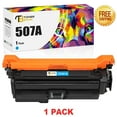 thumbnail image 1 of 507A 507X Toner Cartridge Compatible for HP 507A 507X CE400A CE401A CE402A CE403a CE400X Enterprise M551 M551n M551dn M551xh M570dn M570dw M575f 575c Printer (Cyan, 1-Pack), 1 of 8