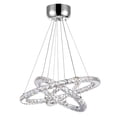 thumbnail image 1 of CWL Lighting Millipede Glass LED Mini Pendant in Clear/Satin Gold, 1 of 5