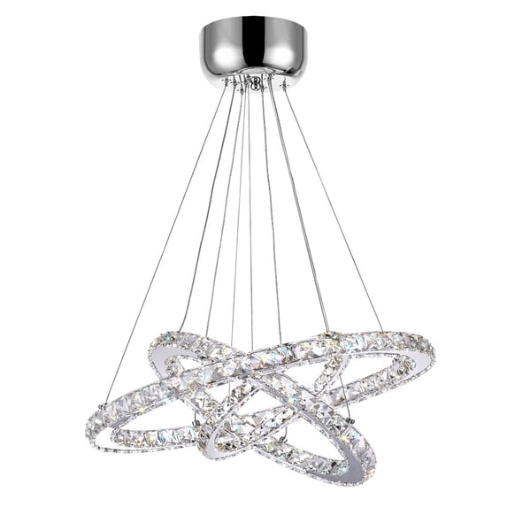 CWL Lighting Millipede Glass LED Mini Pendant in Clear/Satin Gold