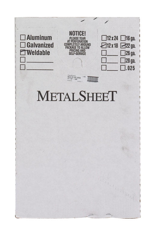 Boltmaster 12 in. Uncoated Steel Weldable Sheet Boltmaster 12 in. Uncoated Steel Weldable Sheet