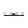 thumbnail image 1 of 5083-04-32-Forte Lighting-Bloq - 4 Light Bath Bar-6 Inches Tall and 34 Inches Wide, 1 of 4